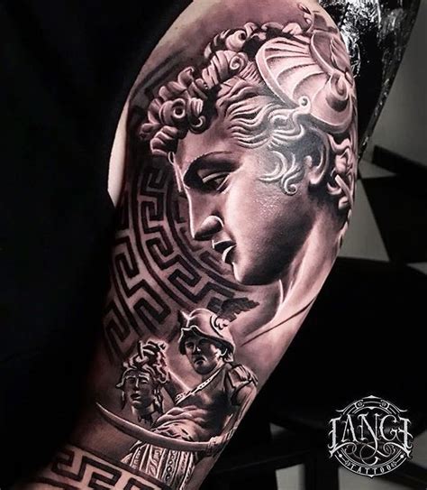 versace greek myth tattoo.